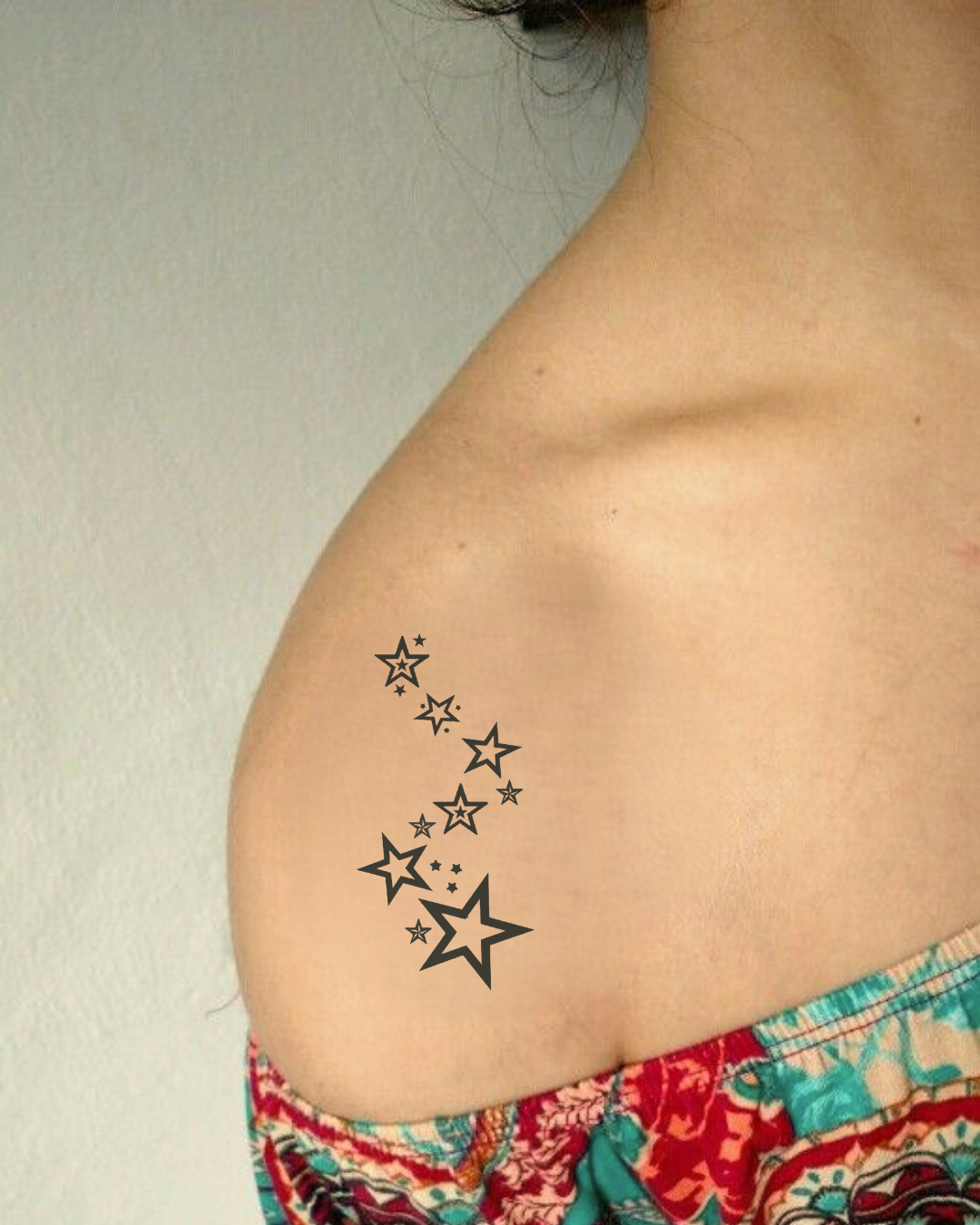 Stars Semi Permanent Tattoo