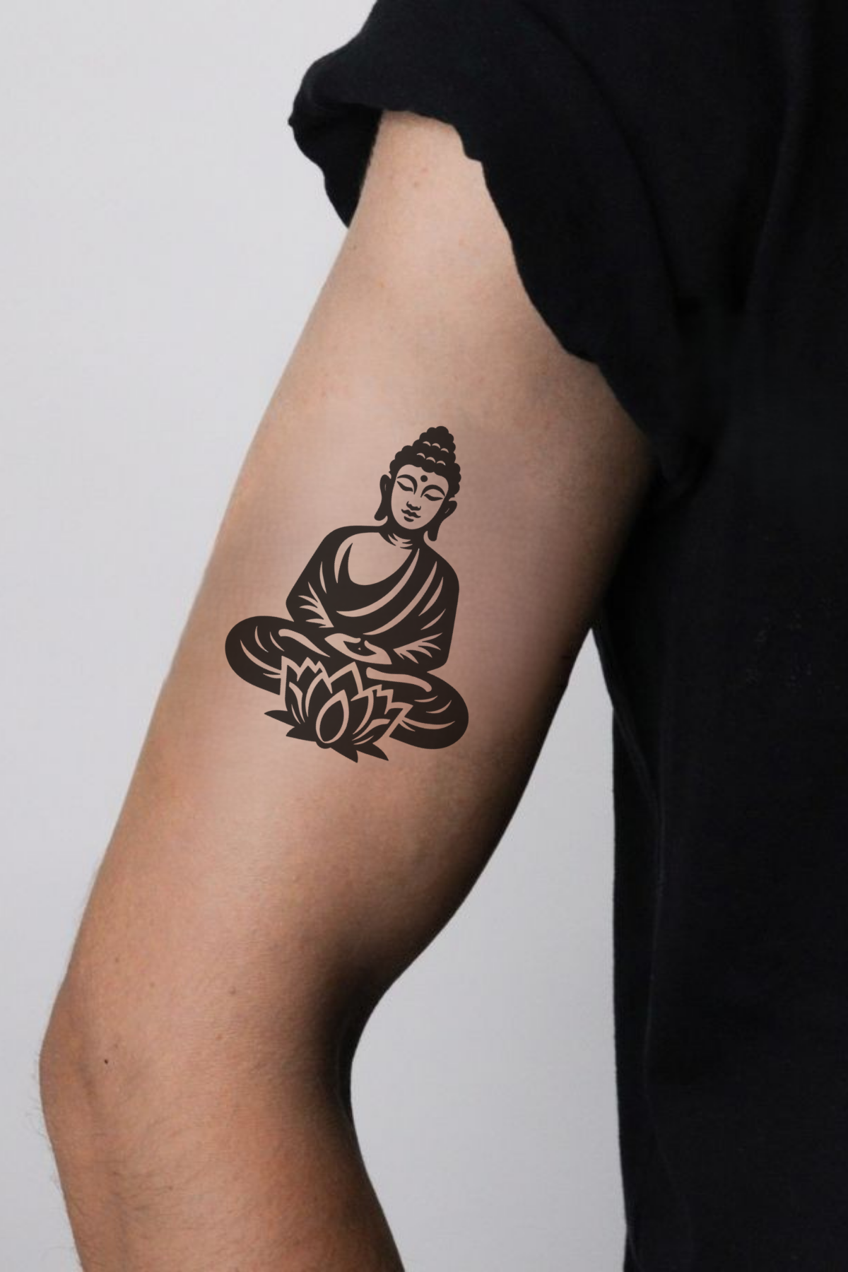 Buddha Semi Permanent Tattoo