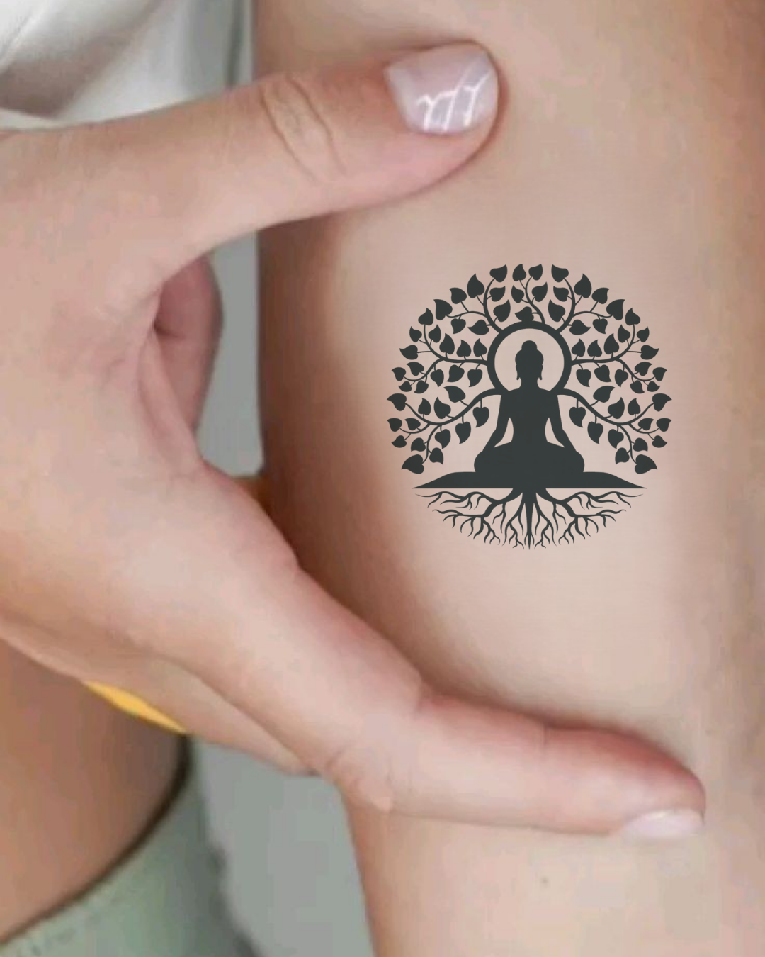 Buddha Chakra Semi Permanent Tattoo