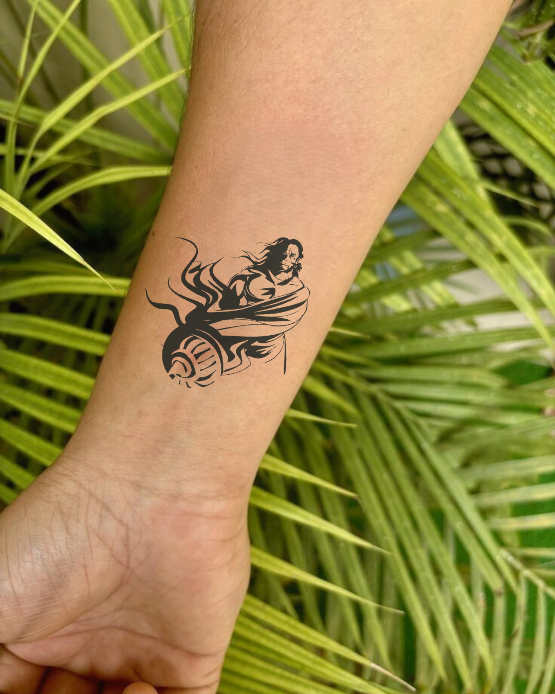 Lord Hanuman Semi Permanent Tattoo