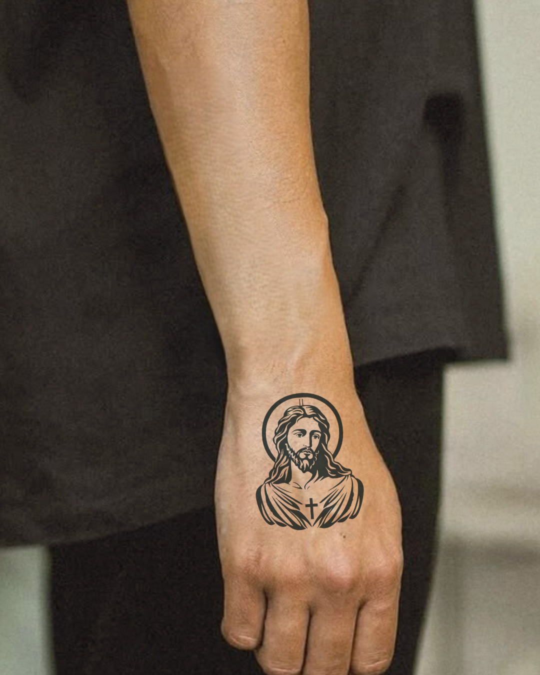 Jesus Divine Semi Permanent Tattoo