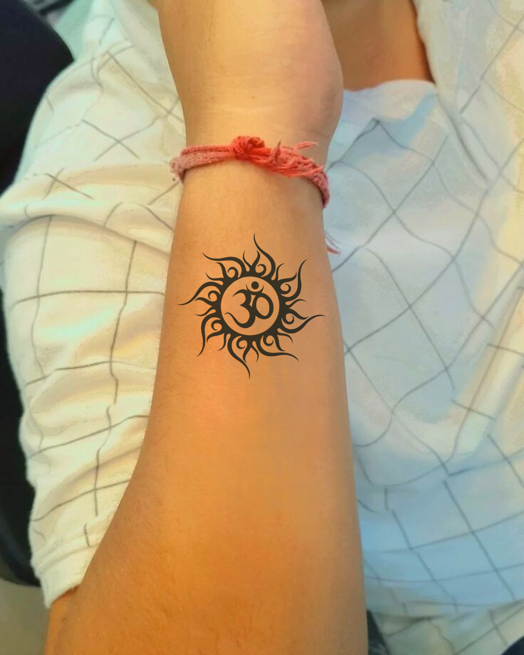Om Semi Permanent Tattoo