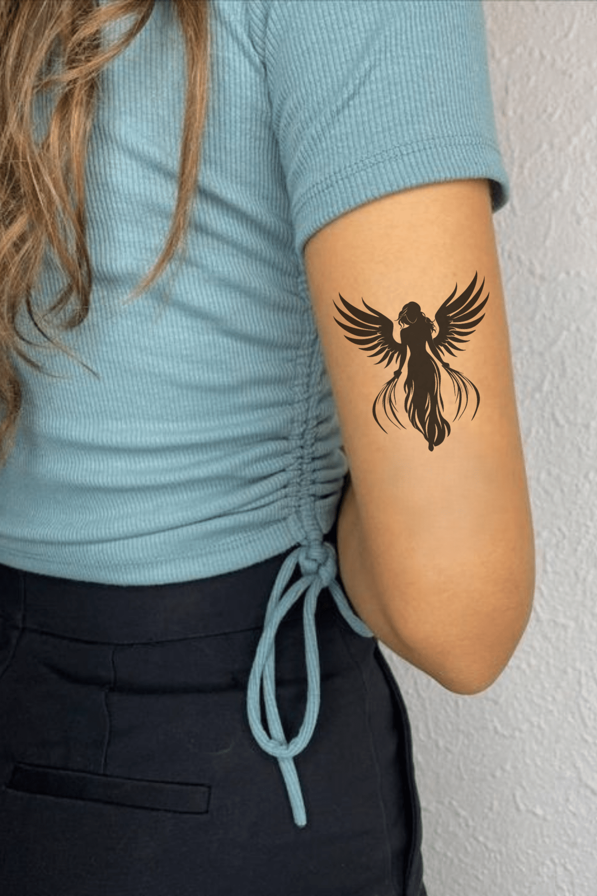 Angel Semi Permanent Tattoo - Ink Sansar