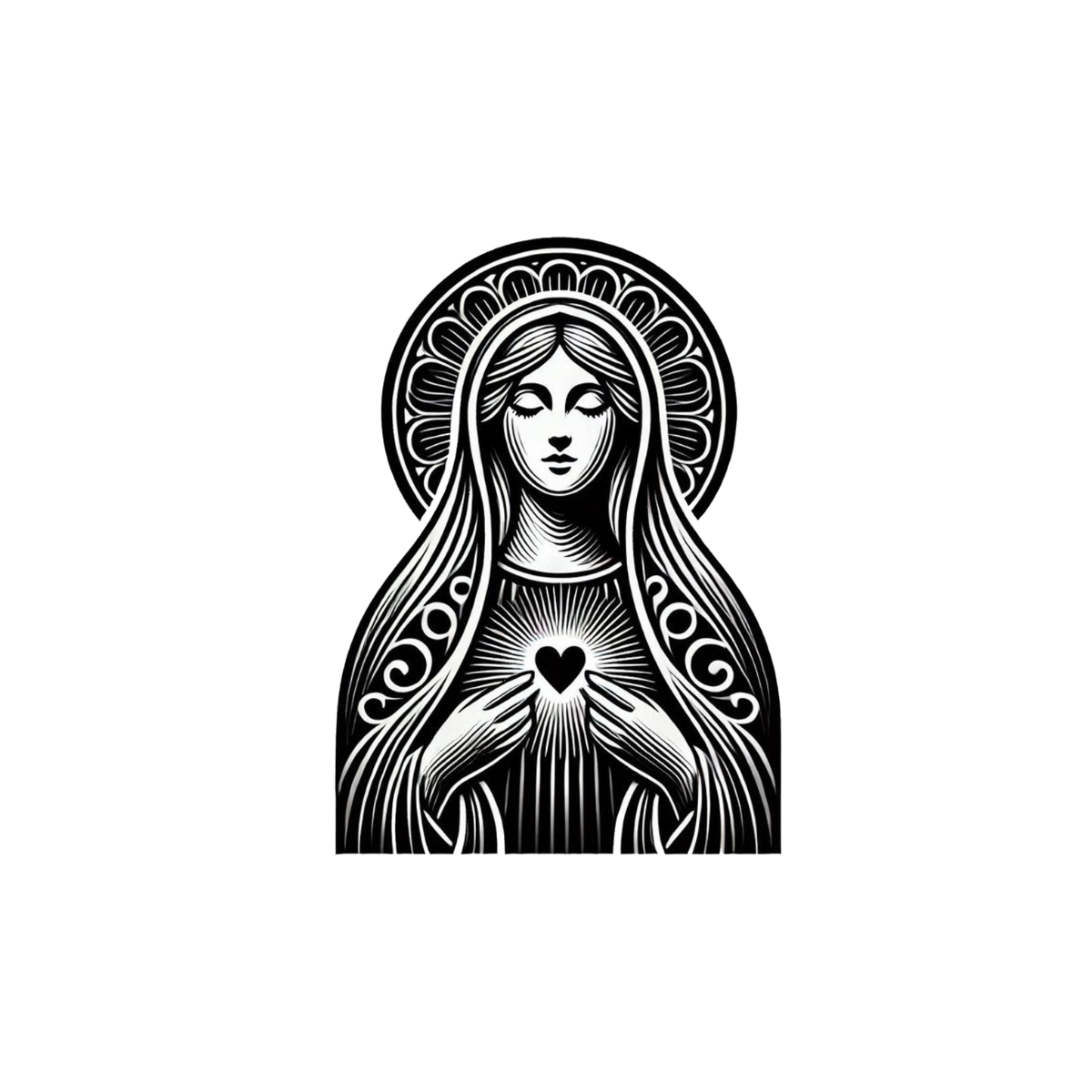 Mother Merry Back Chakra Semi Permanent Tattoo