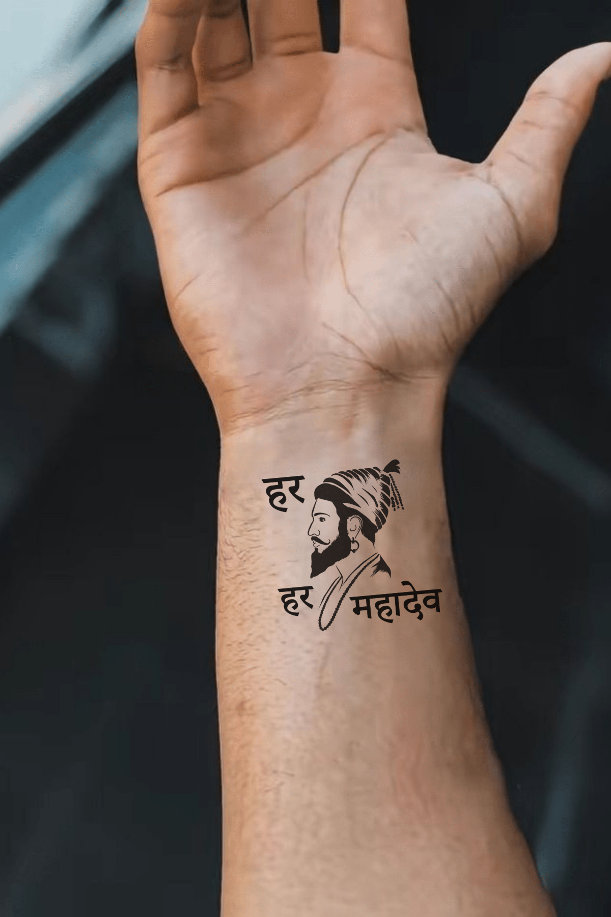 Shivaji Maharaj Semi Permanent Tattoo - Ink Sansar