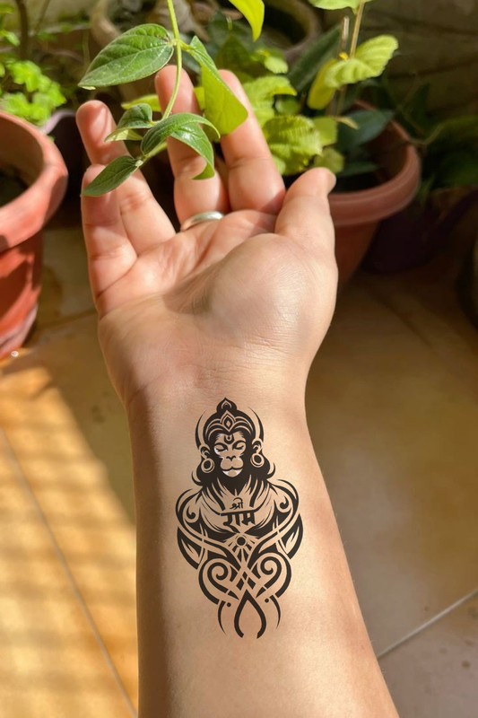 Hanuman Semi Permanent Tattoo