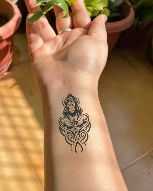 Hanuman Semi Permanent Tattoo