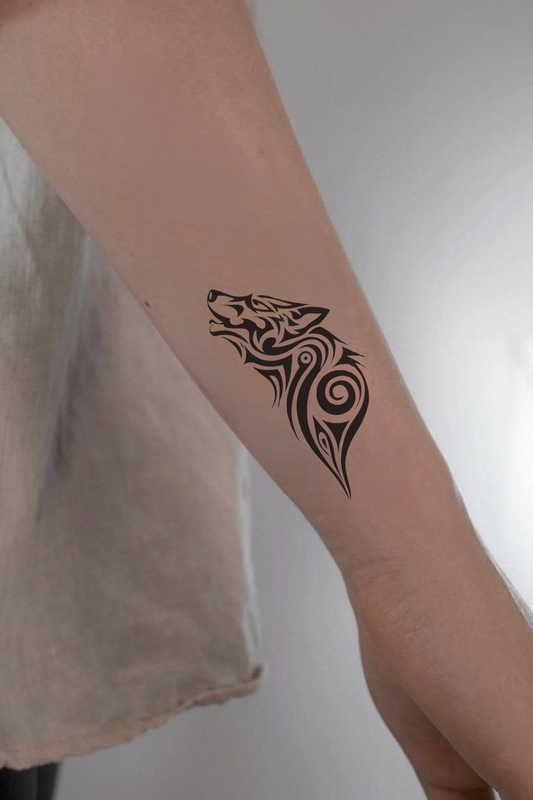 Wolf Semi Permanent Tattoo