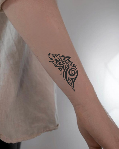 Wolf Semi Permanent Tattoo