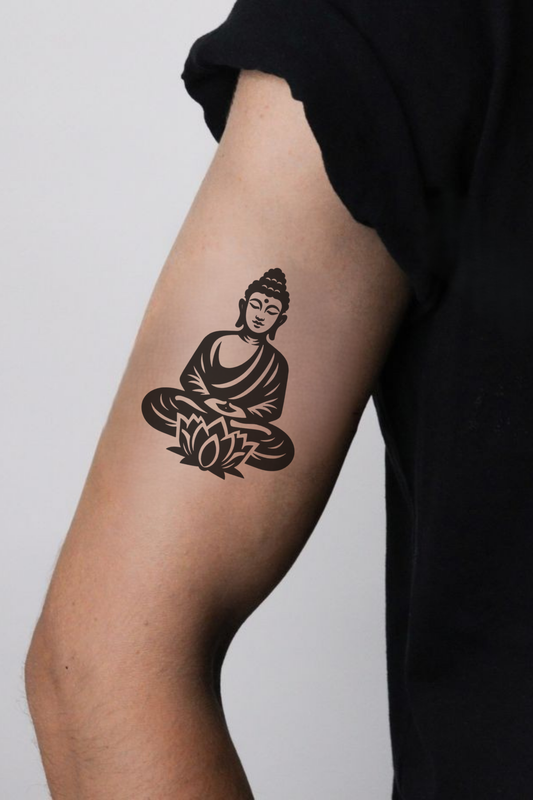 Buddha Semi Permanent Tattoo