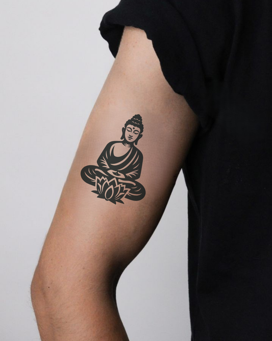 Buddha Semi Permanent Tattoo