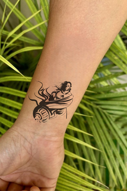Lord Hanuman Semi Permanent Tattoo