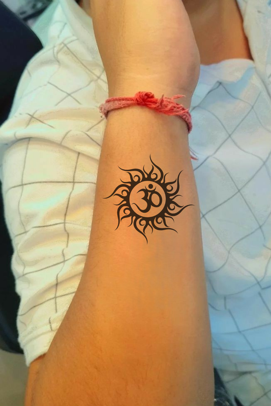 Om Semi Permanent Tattoo