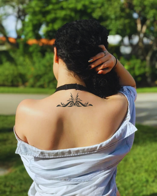 Royal Lotus Mandala Semi-Permanent Tattoo