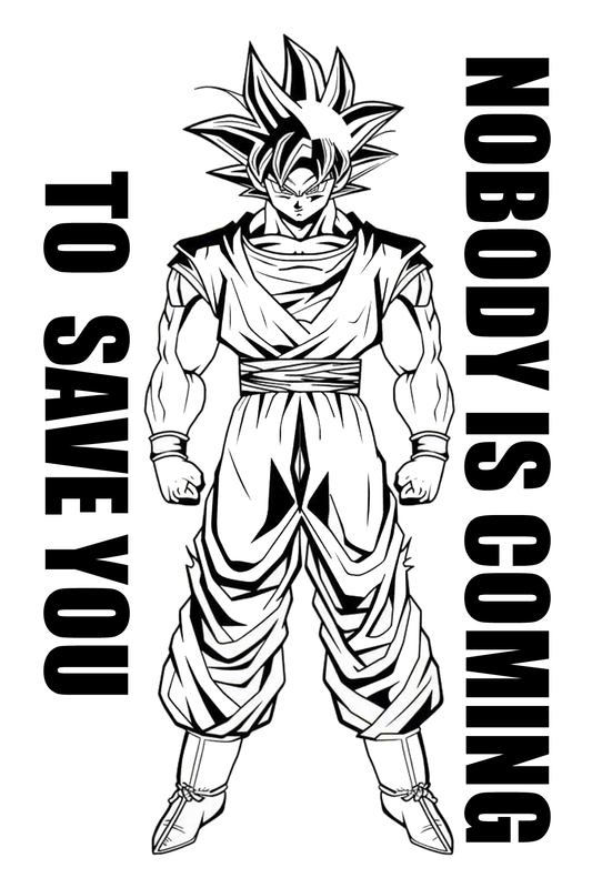 Son Goku Semi Permanent Tattoo
