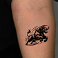 Bull Semi Permanent Tattoos