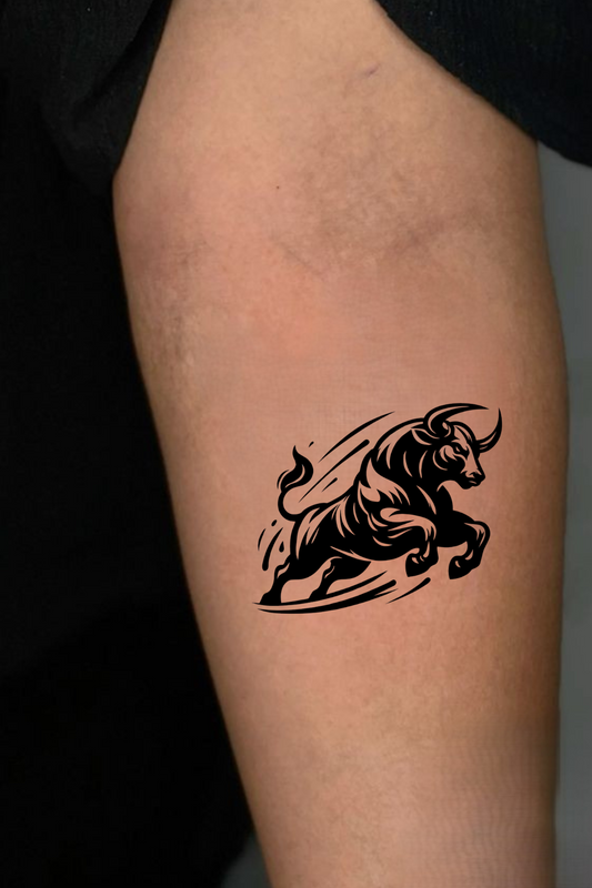 Bull Semi Permanent Tattoos
