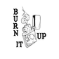 Burn It Up Lighter Semi Permanent Tattoo
