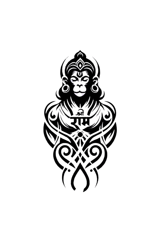 Hanuman Semi Permanent Tattoo