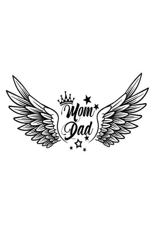 Mom And Dad Semi Permanent Tattoo