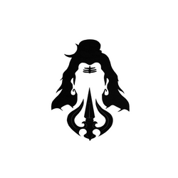 Lord Shiva Face Semi Permanent Tattoo