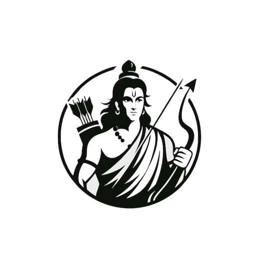 Lord Ram With Back Chakra Semi Permanent Tattoo