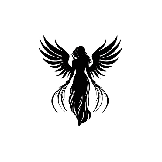 Angel Semi Permanent Tattoo