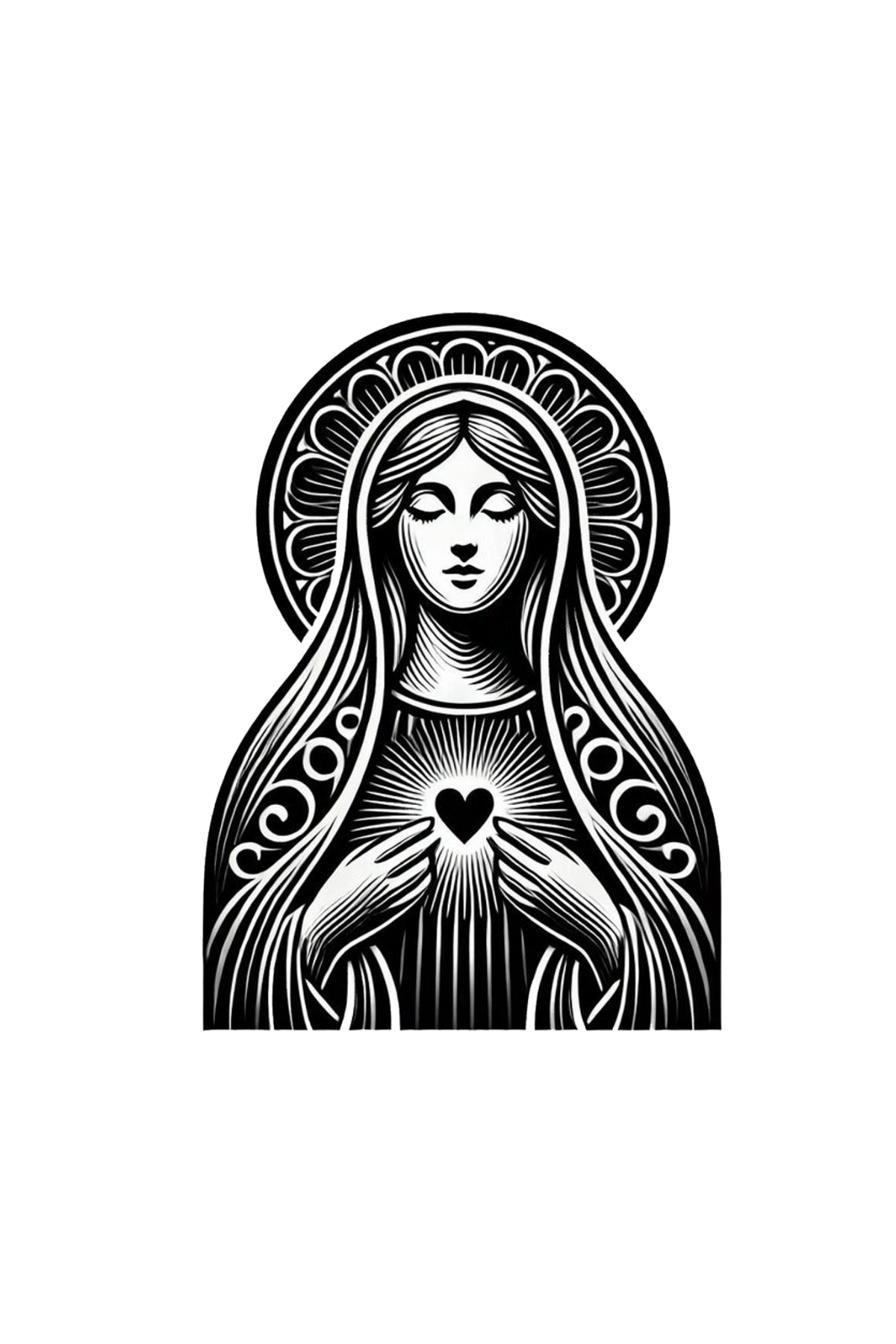 Mother Merry Back Chakra Semi Permanent Tattoo - Ink Sansar