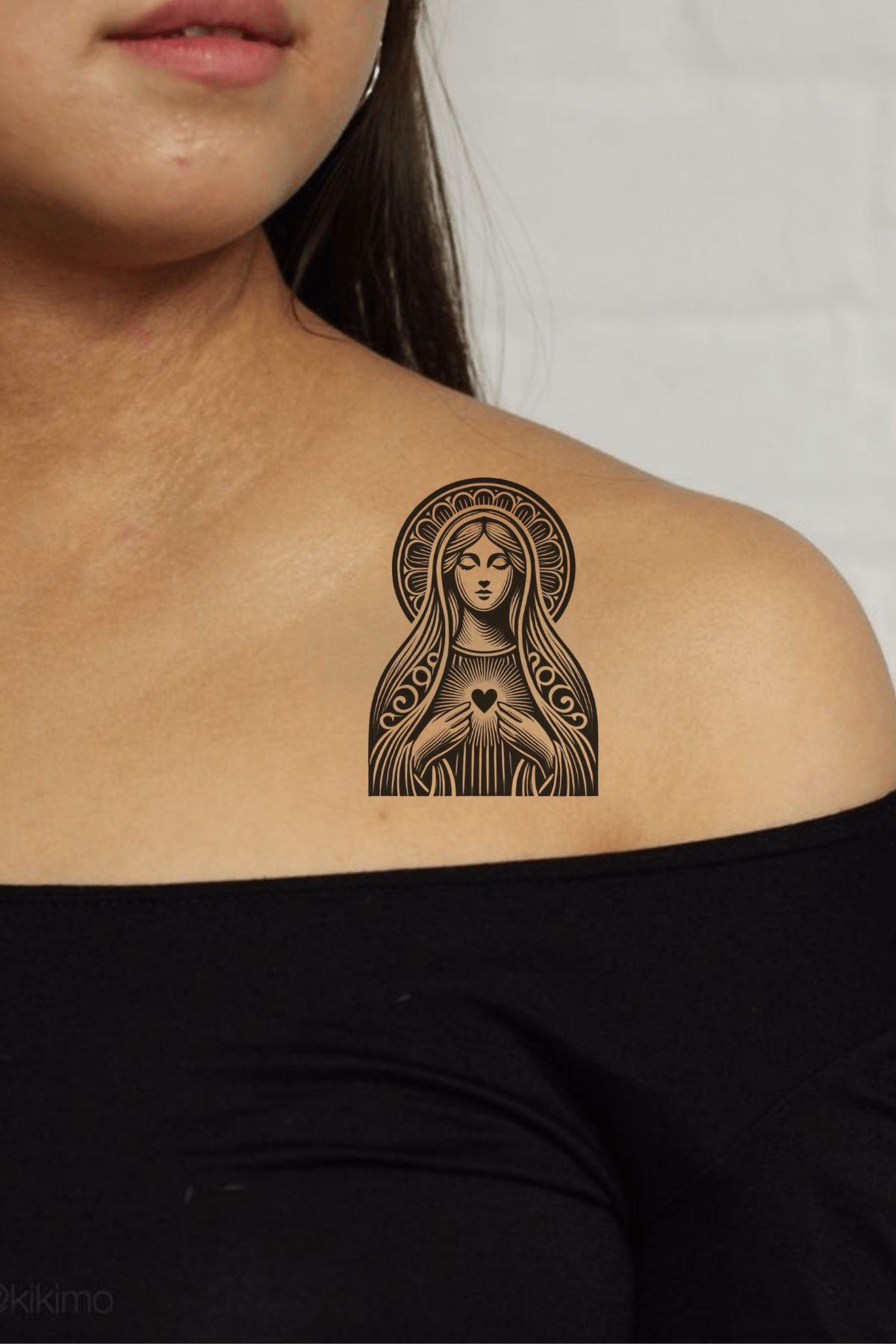 Mother Merry Back Chakra Semi Permanent Tattoo - Ink Sansar