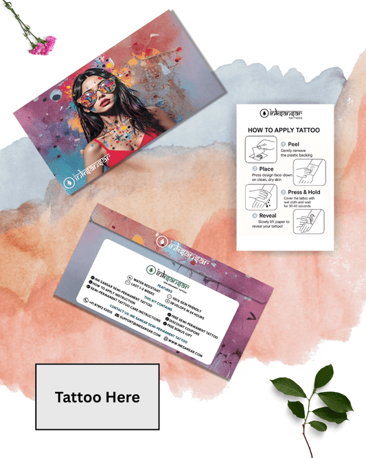 Mystic Bloom Semi - Permanent Tattoo - Ink Sansar