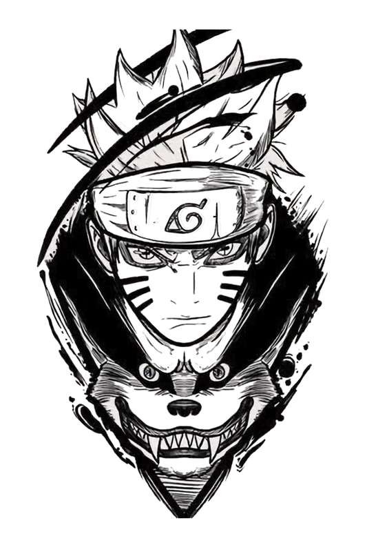 Naruto Semi Permanent Tattoo