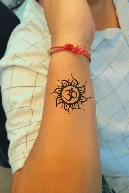Om Semi Permanent Tattoo - Ink Sansar