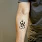 Om Trishul Semi Permanent Tattoo - Ink Sansar