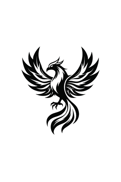 Phoenix Bird Semi Permanent Tattoo - Ink Sansar