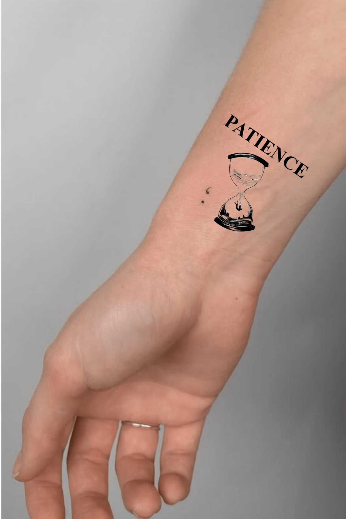 Sand Clock Semi Permanent Tattoo - Ink Sansar