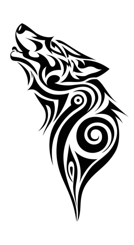 Wolf Semi Permanent Tattoo