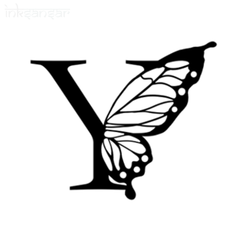 Y Alphabet Semi-Permanent Tattoo